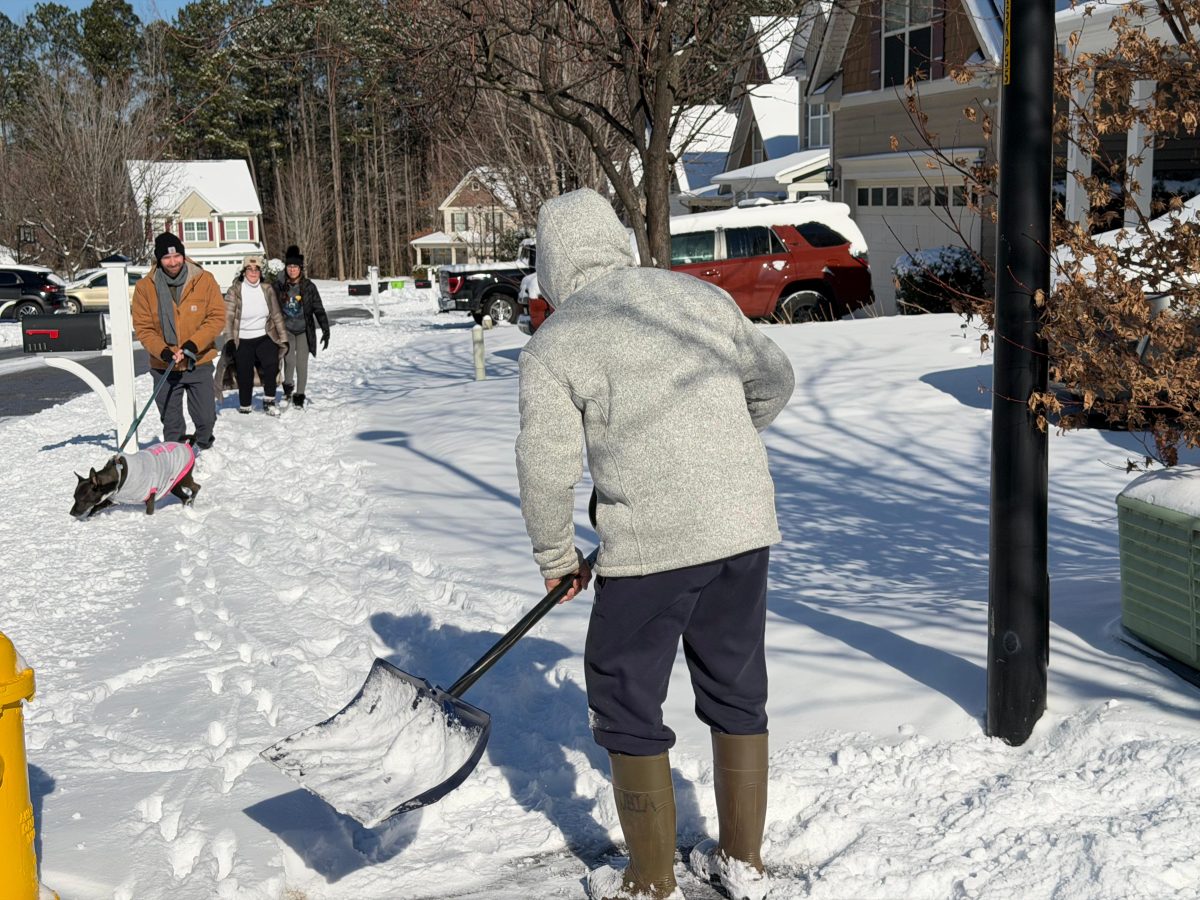 Authorities urge people to avoid travel after a snowstorm in North Carolina