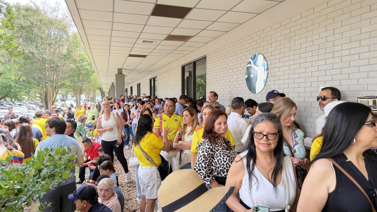 Colombian presidential elections for the second round: new polling place in Charlotte